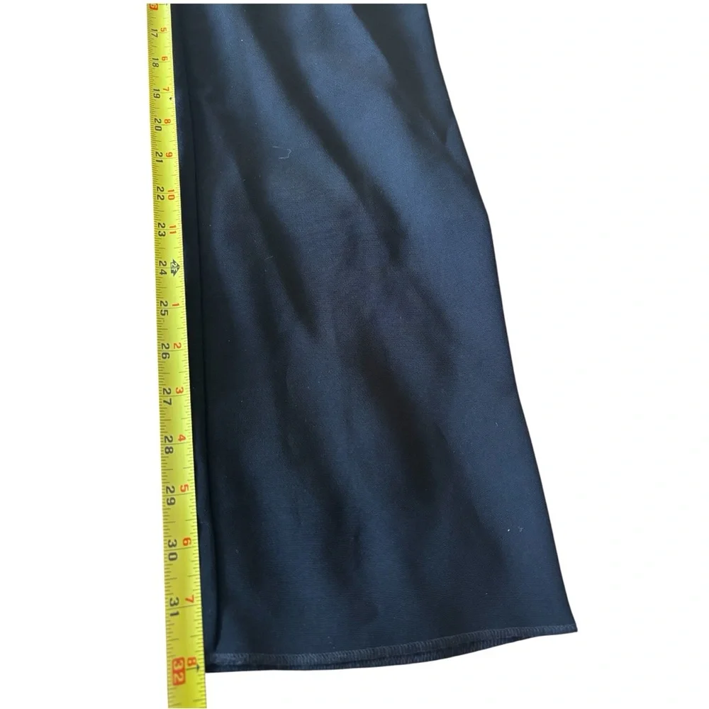 NWOT CHANEL Black Straight Leg Uniform Pants Sz 44
